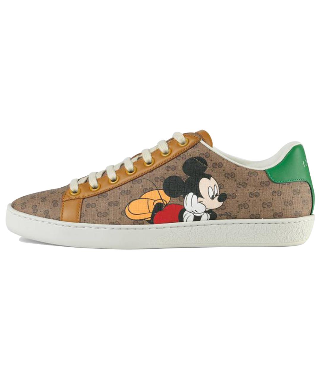 GUCCI Бежевые кеды, фото 2