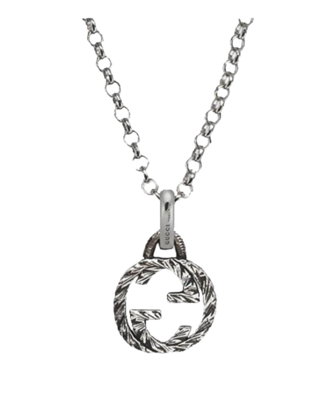 GUCCI Серебряная серебряная подвеска, фото 1