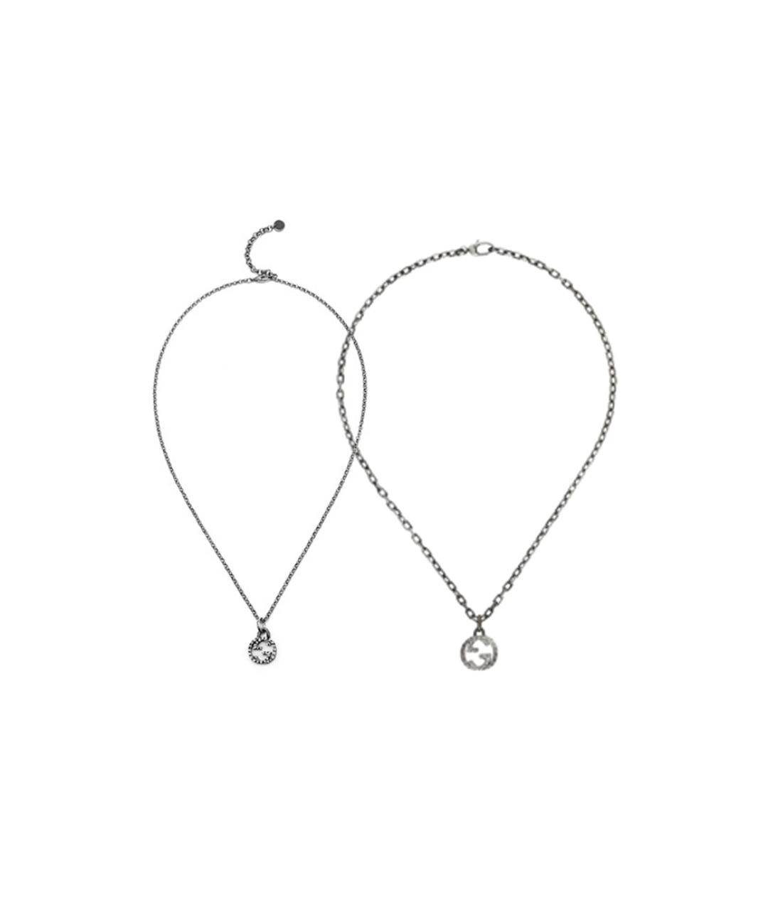 GUCCI Серебряная серебряная подвеска, фото 2