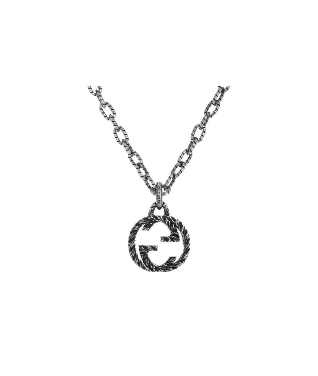 GUCCI Серебряная серебряная подвеска, фото 3