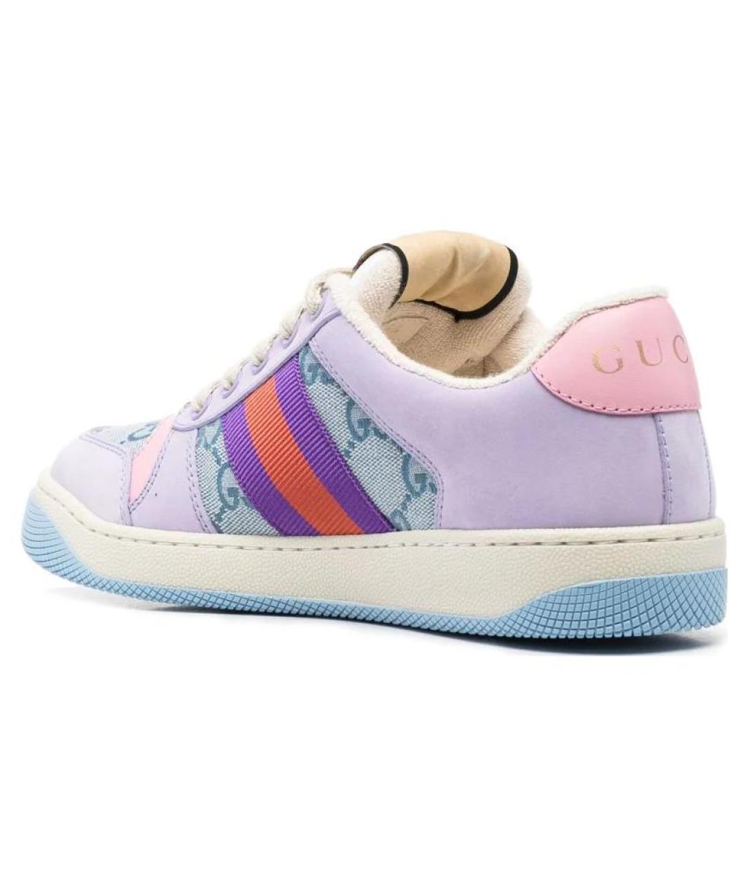 GUCCI Фиолетовые кроссовки, фото 4