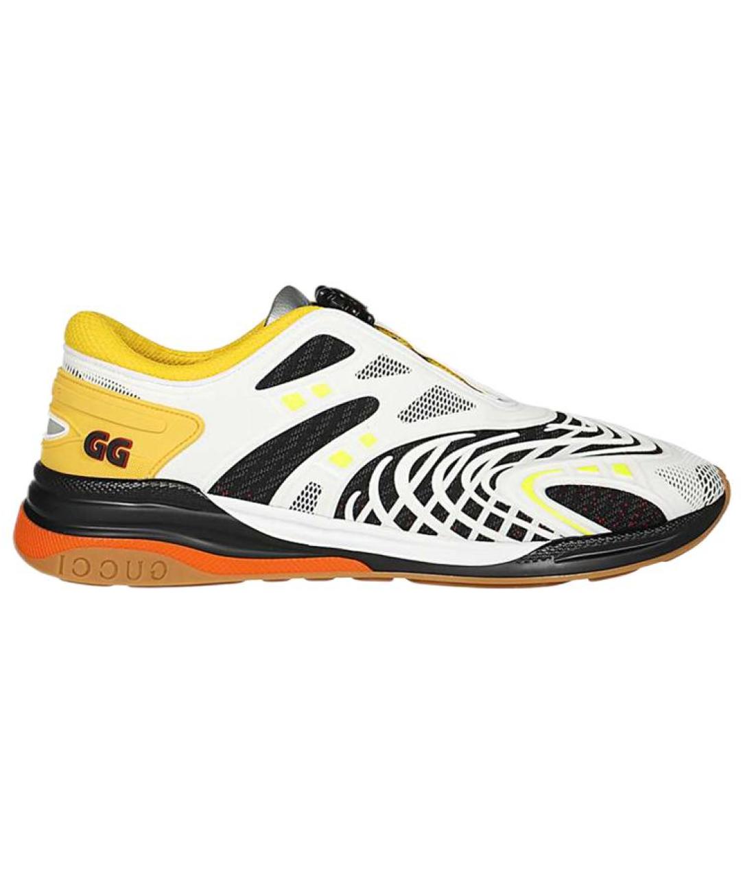 GUCCI Белые низкие кроссовки / кеды, фото 1