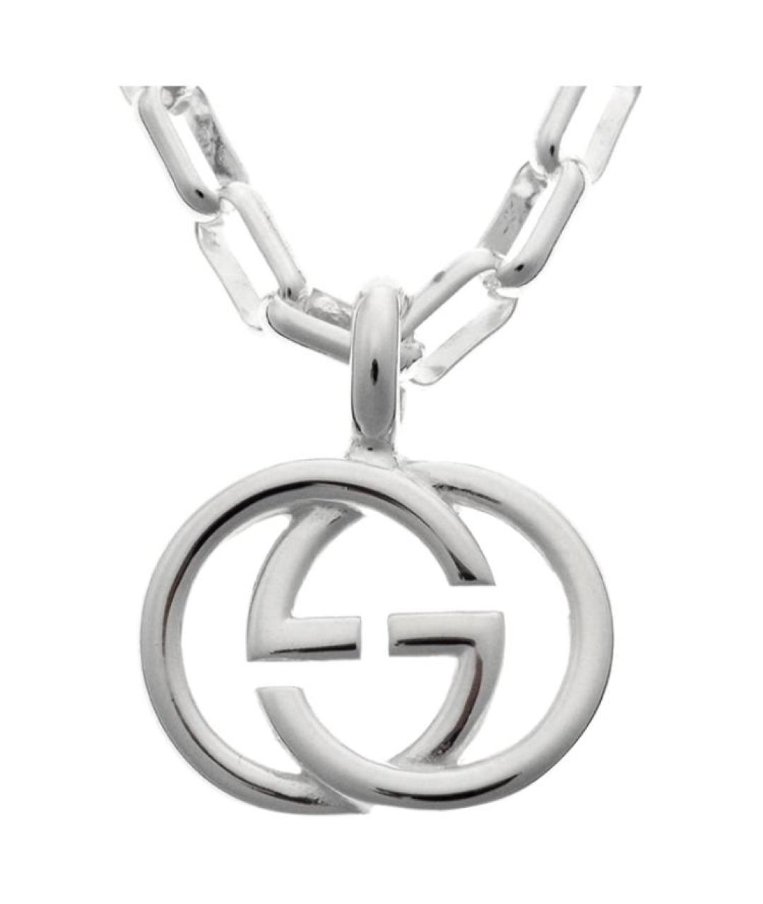 GUCCI Серебряная серебряная подвеска, фото 1