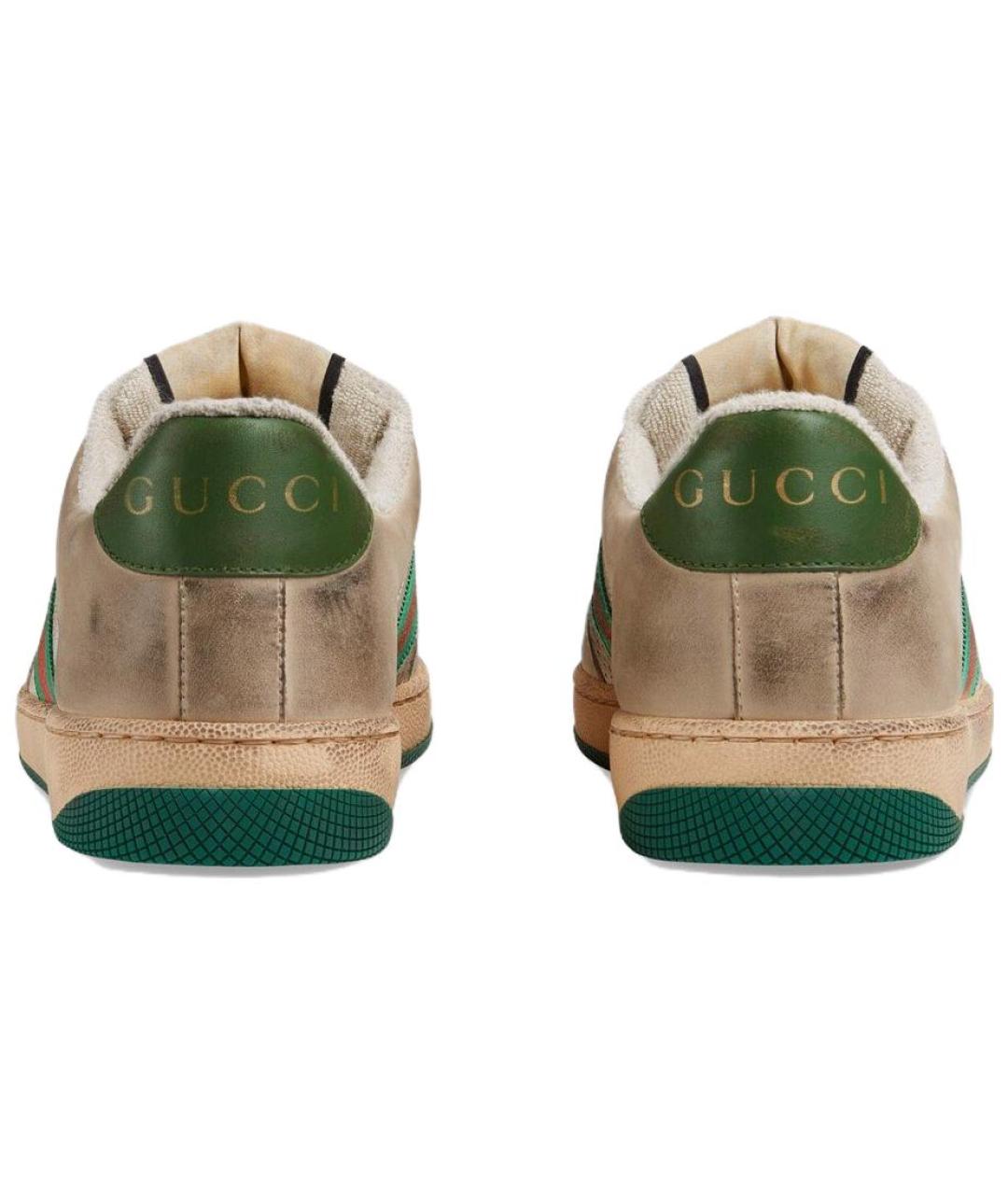 GUCCI Бежевые кроссовки, фото 5