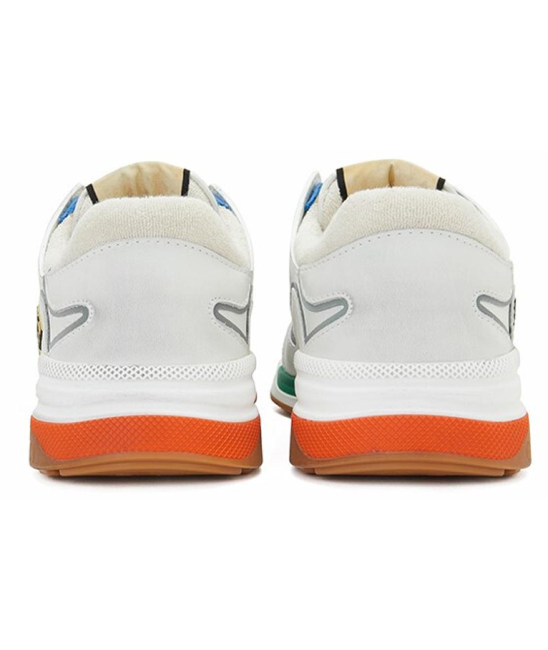 GUCCI Белые низкие кроссовки / кеды, фото 6