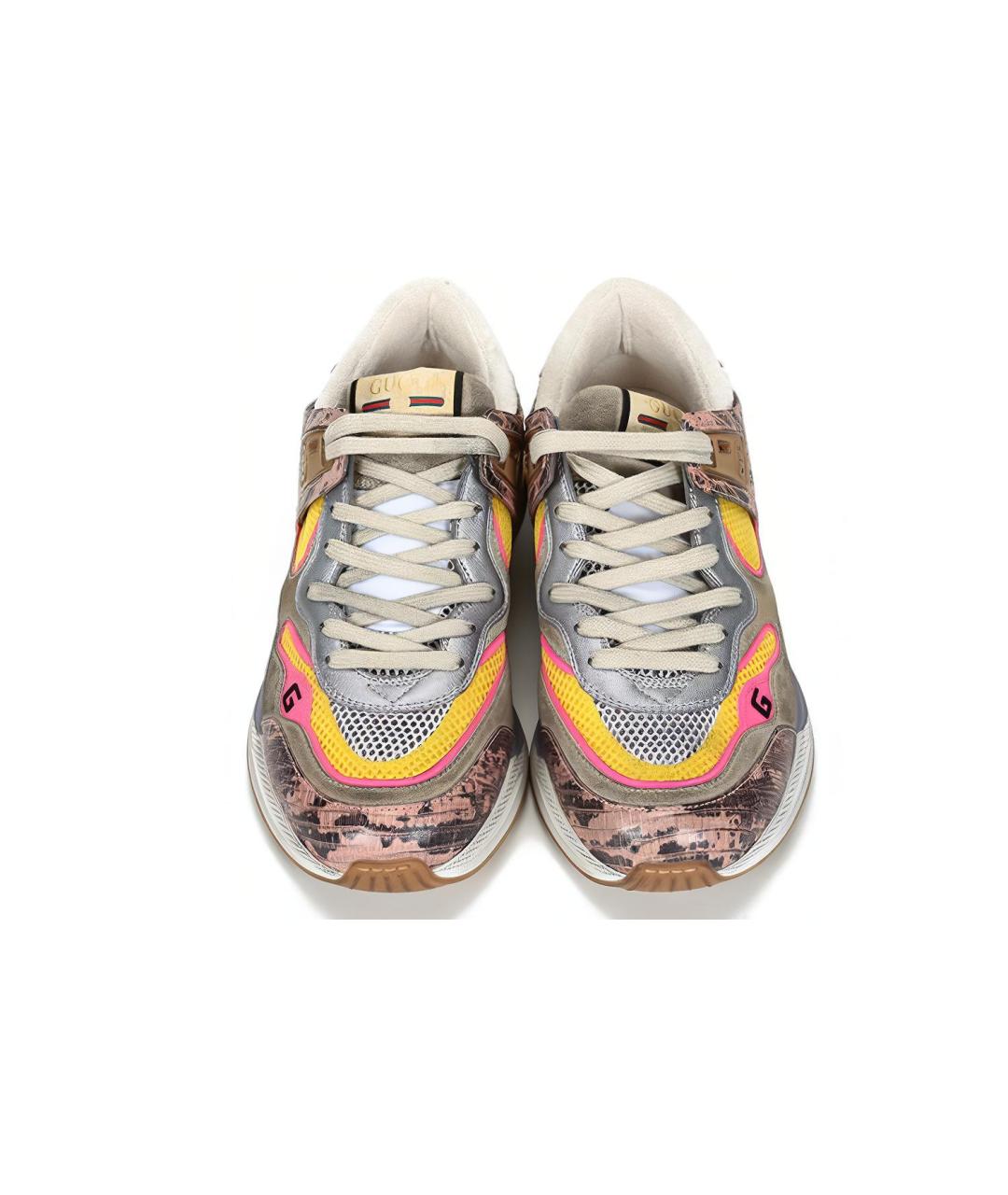 GUCCI Бежевые кроссовки, фото 4
