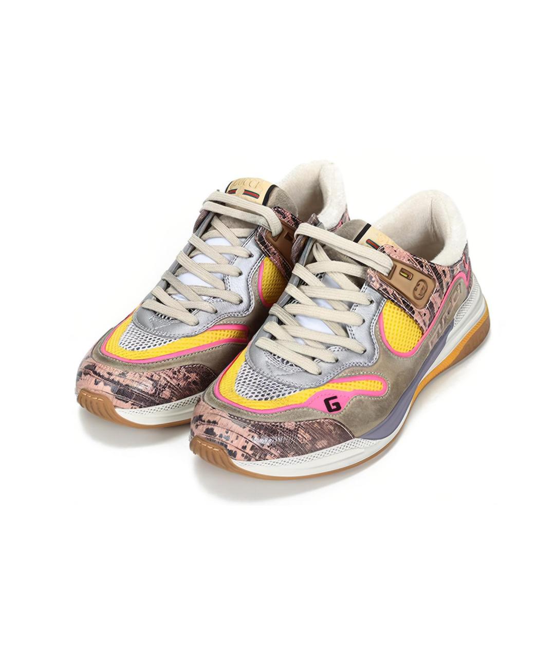 GUCCI Бежевые кроссовки, фото 3