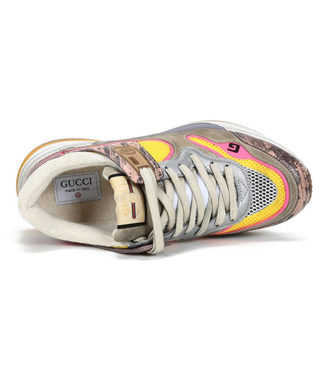 GUCCI Бежевые кроссовки, фото 5