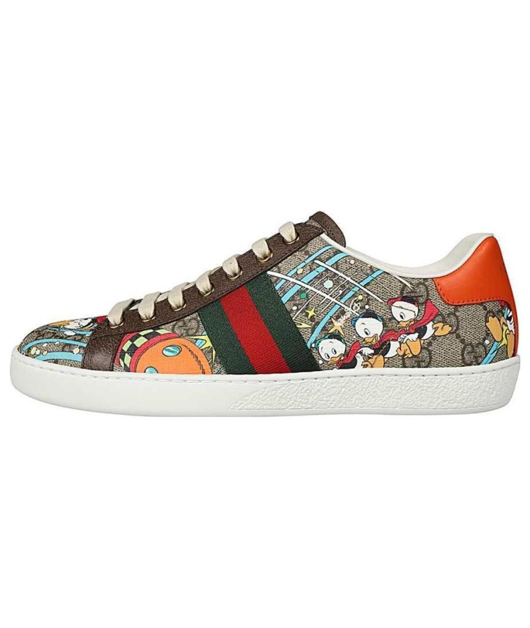 GUCCI Бежевые кеды, фото 2
