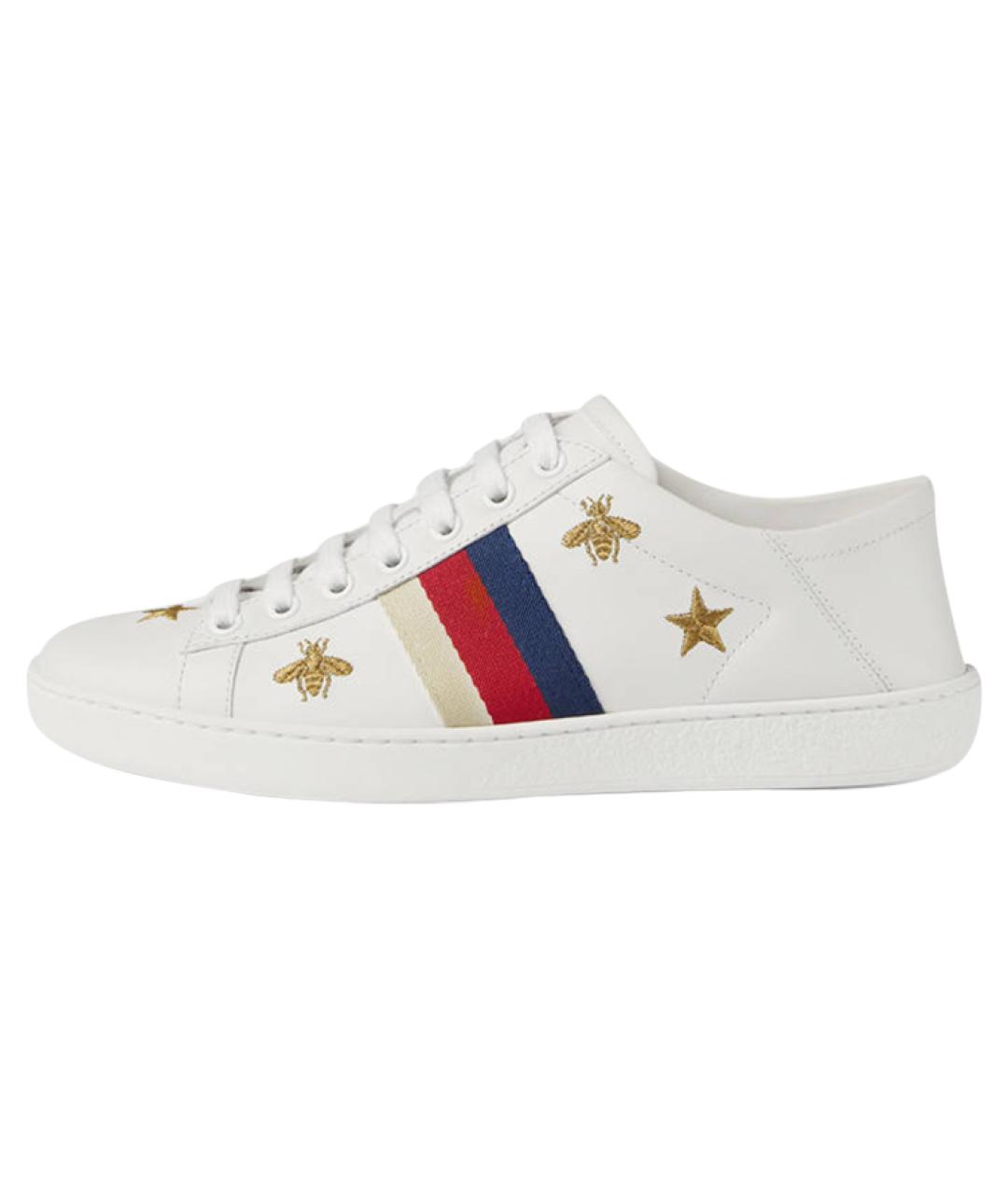 GUCCI Белые кеды, фото 2