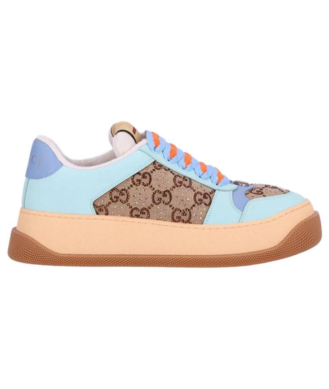 GUCCI Коричневые кроссовки, фото 1