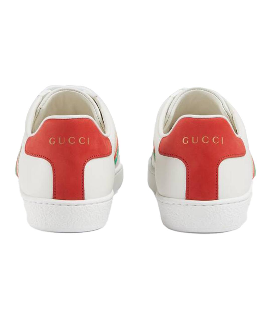 GUCCI Белые кеды, фото 4
