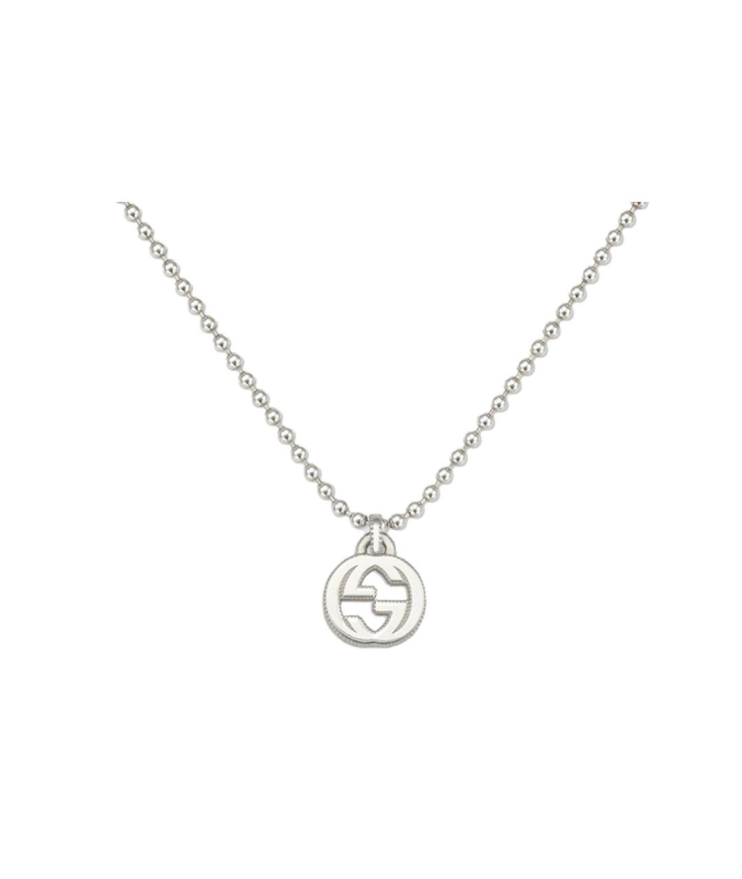 GUCCI Серебряная серебряная подвеска, фото 2
