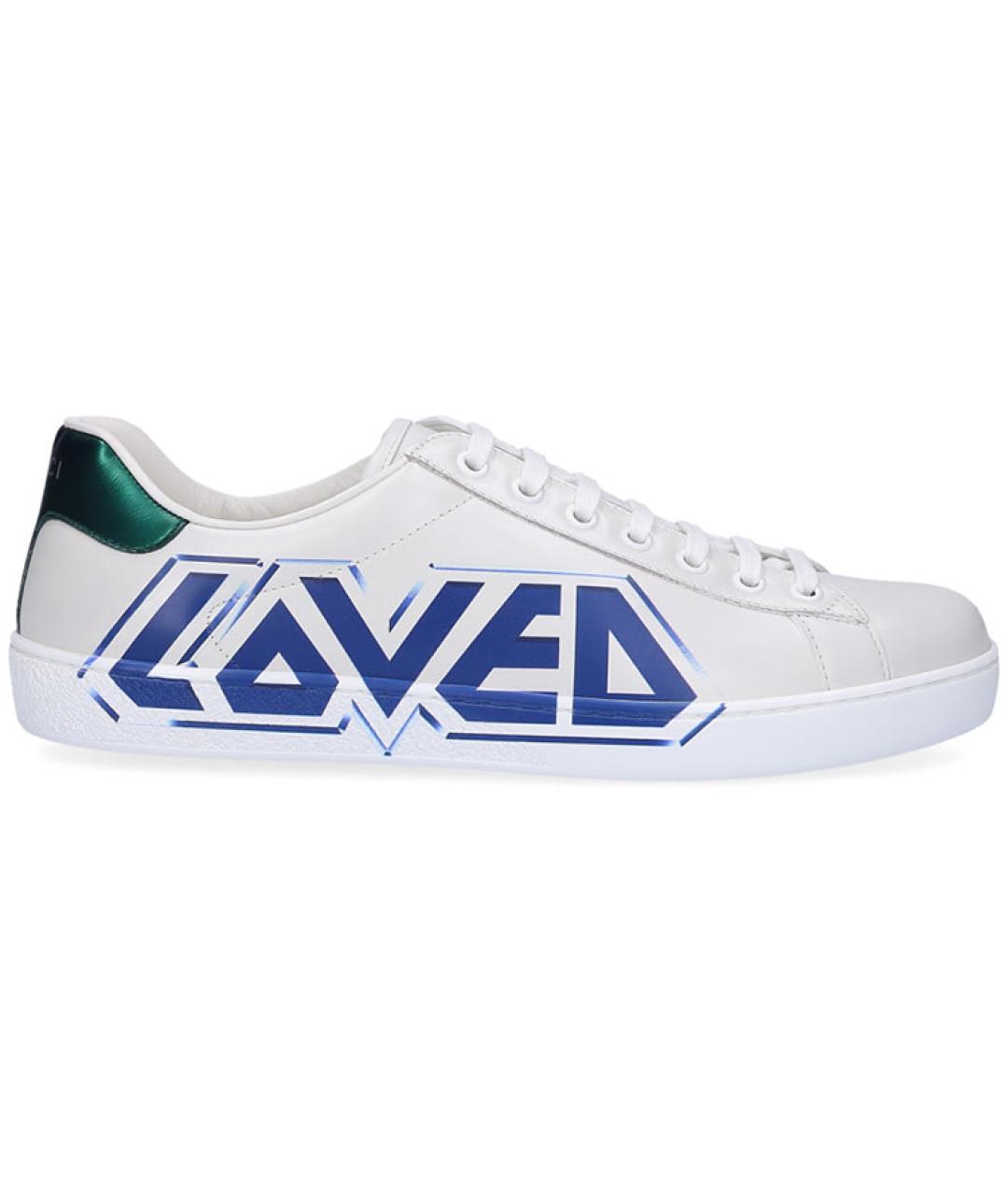 GUCCI Белые низкие кроссовки / кеды, фото 1