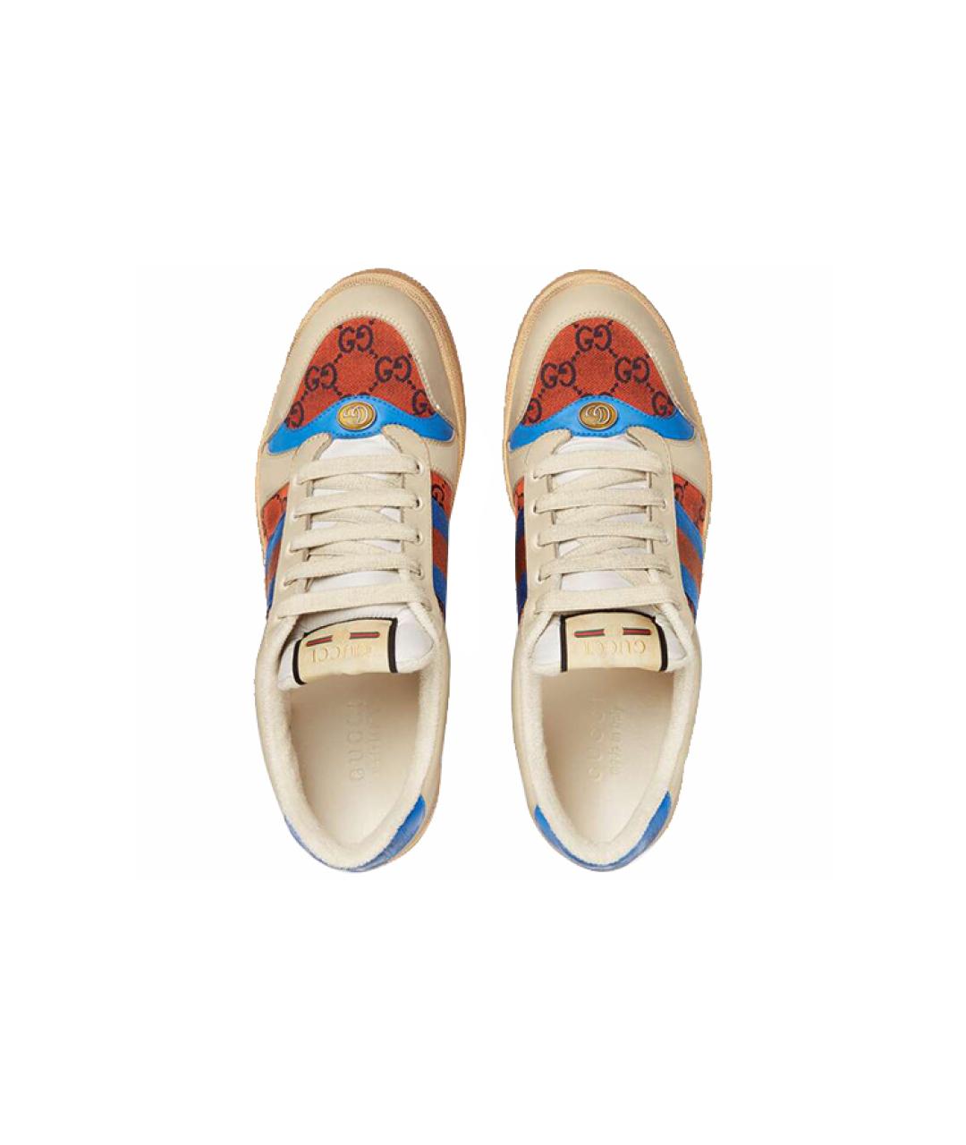 GUCCI Бежевые кроссовки, фото 4