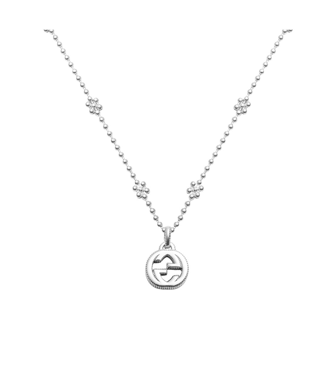 GUCCI Серебряная серебряная подвеска, фото 1