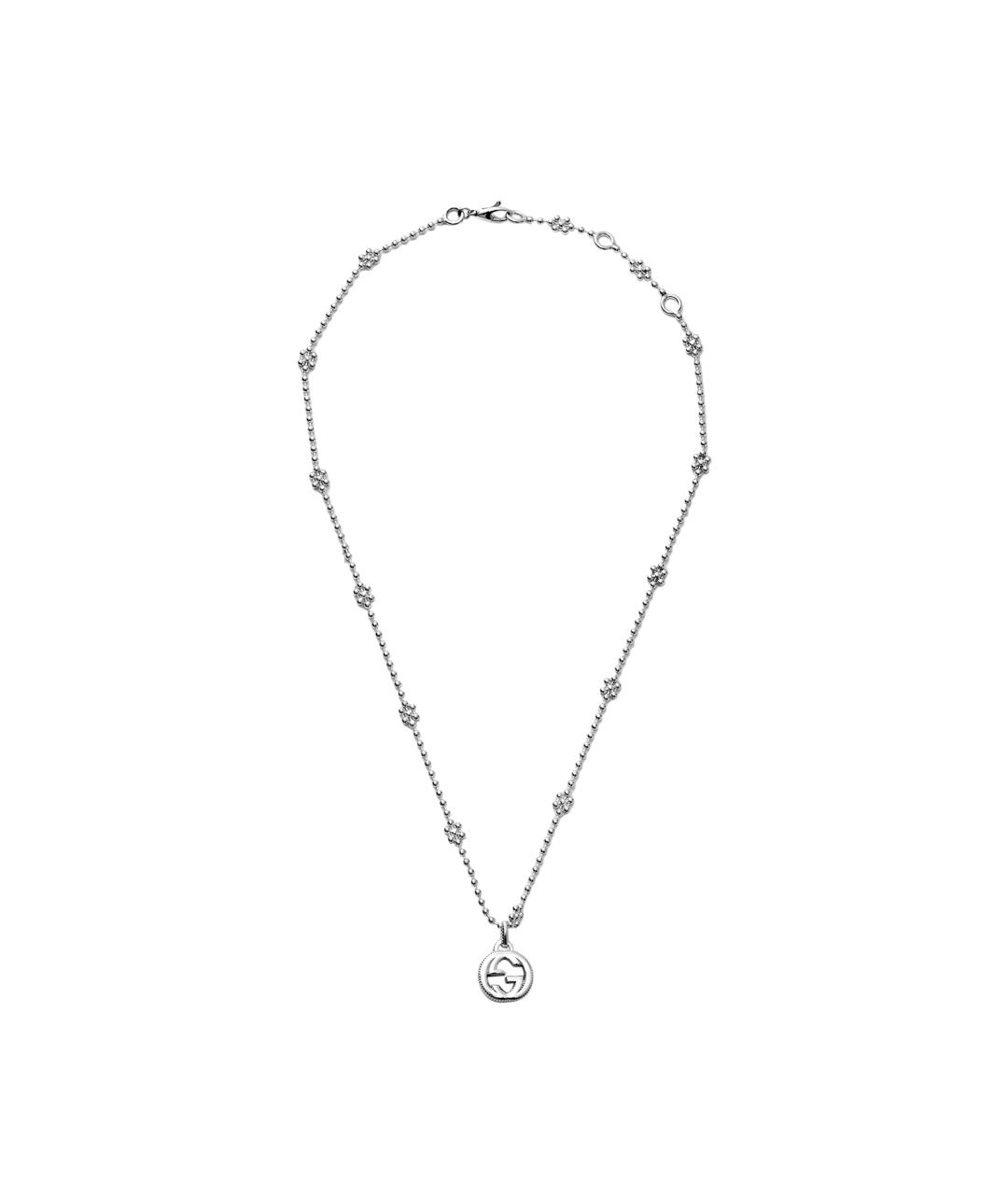 GUCCI Серебряная серебряная подвеска, фото 2