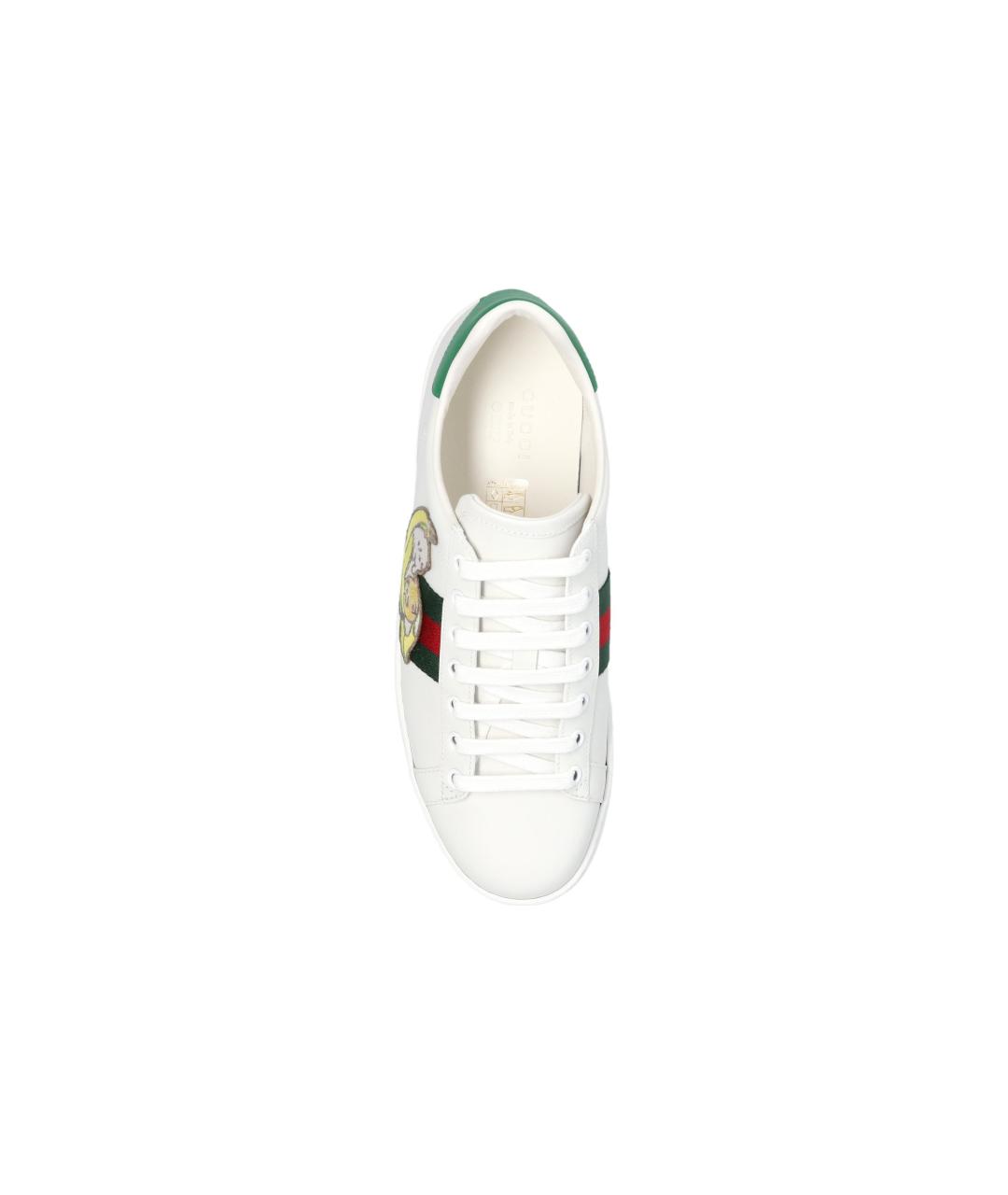 GUCCI Белые кеды, фото 5
