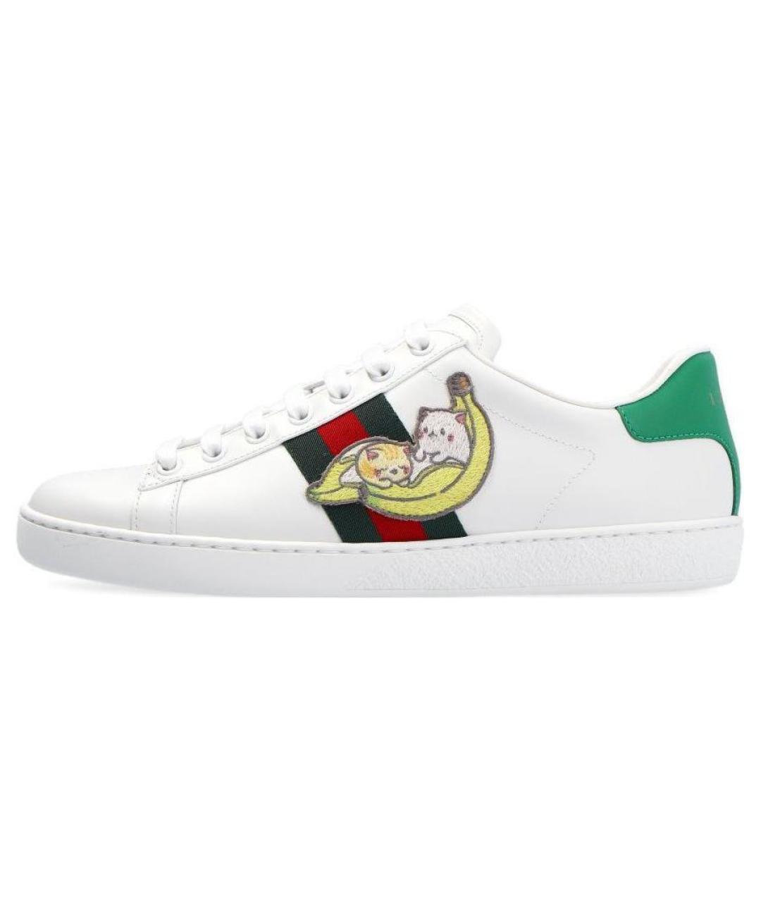 GUCCI Белые кеды, фото 2