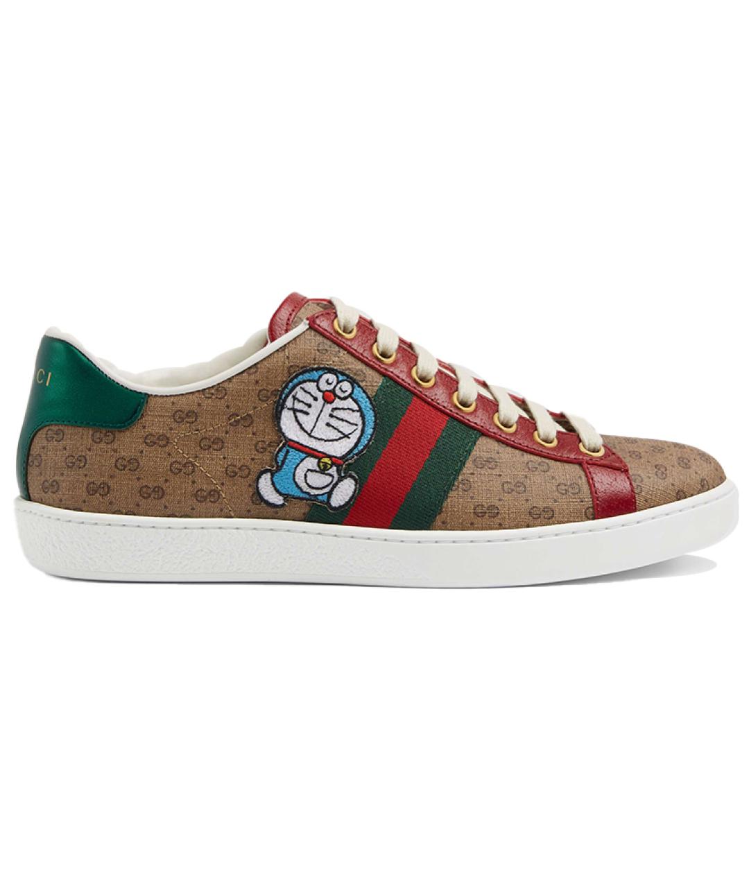 GUCCI Бежевые кеды, фото 1