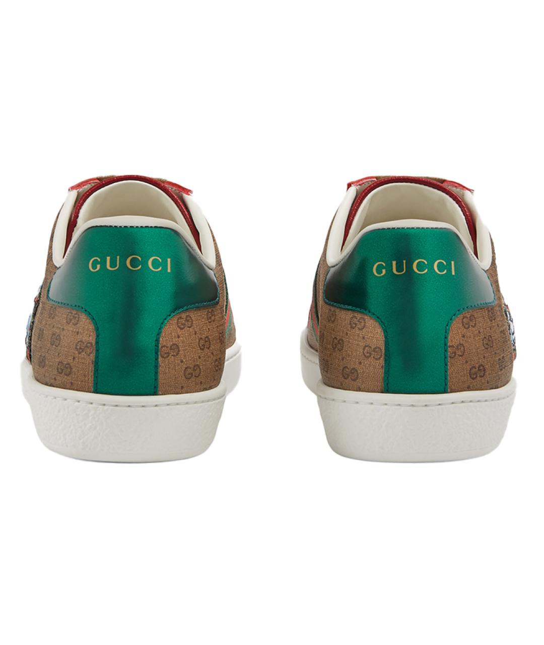 GUCCI Бежевые кеды, фото 6