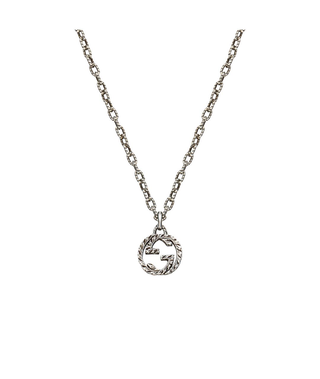 GUCCI Серебряная серебряная подвеска, фото 2
