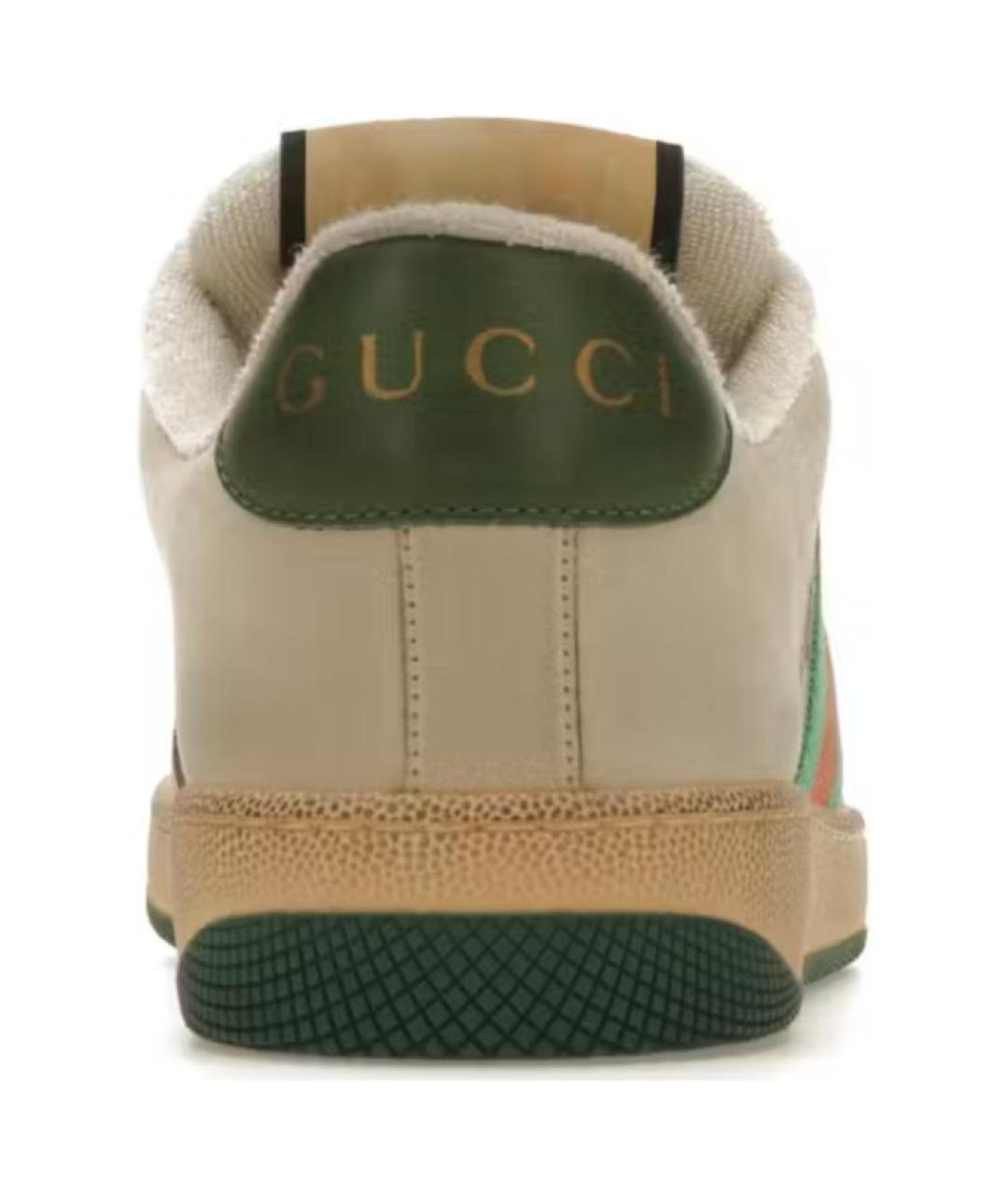 GUCCI Бежевые кроссовки, фото 5