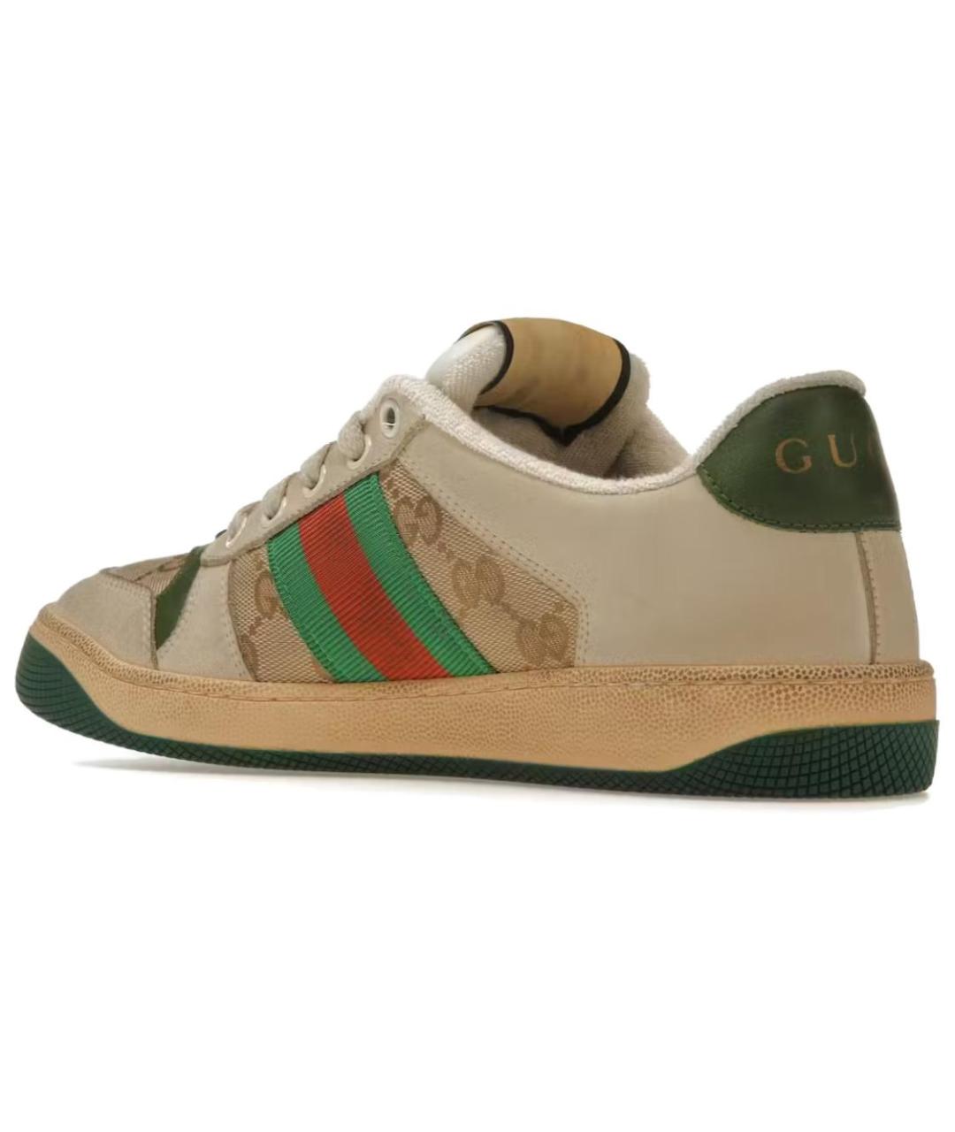 GUCCI Бежевые кроссовки, фото 3
