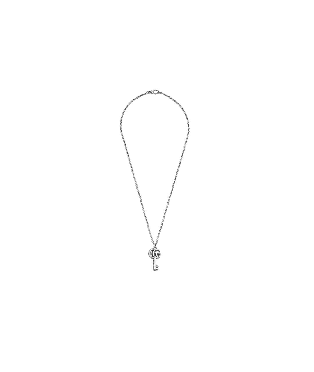 GUCCI Серебряная серебряная подвеска, фото 2