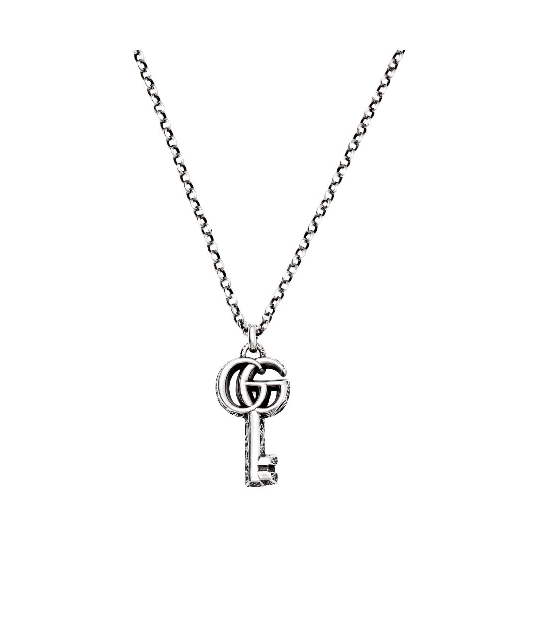 GUCCI Серебряная серебряная подвеска, фото 1