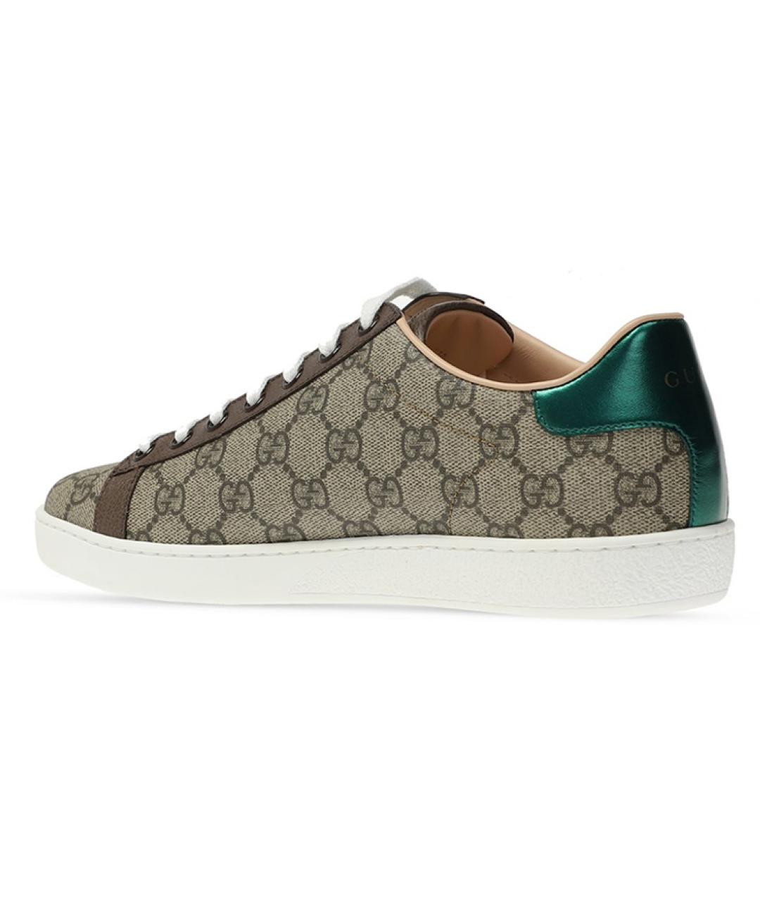 GUCCI Бежевые кеды, фото 3