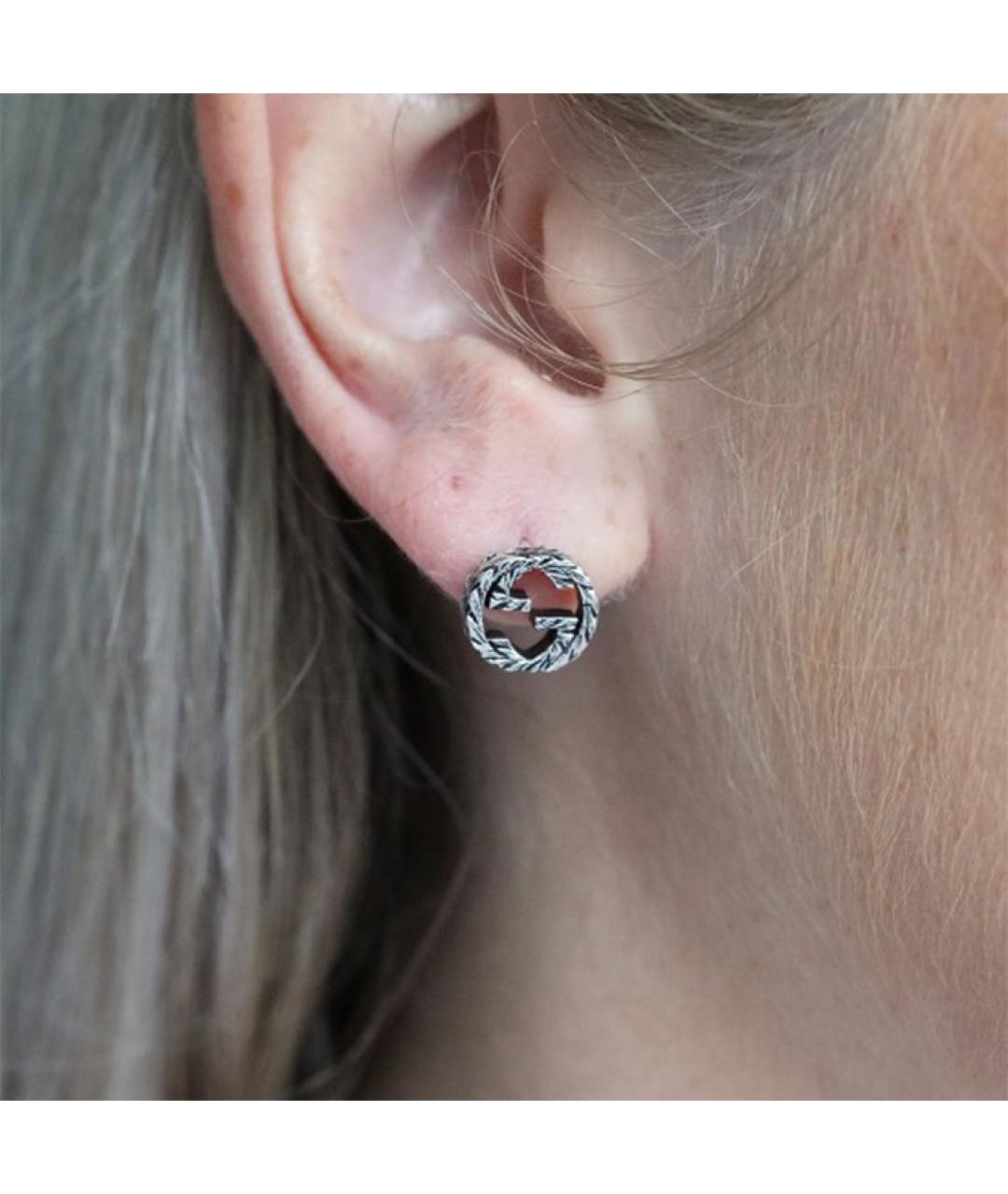 GUCCI Серебряные серебряные серьги, фото 4