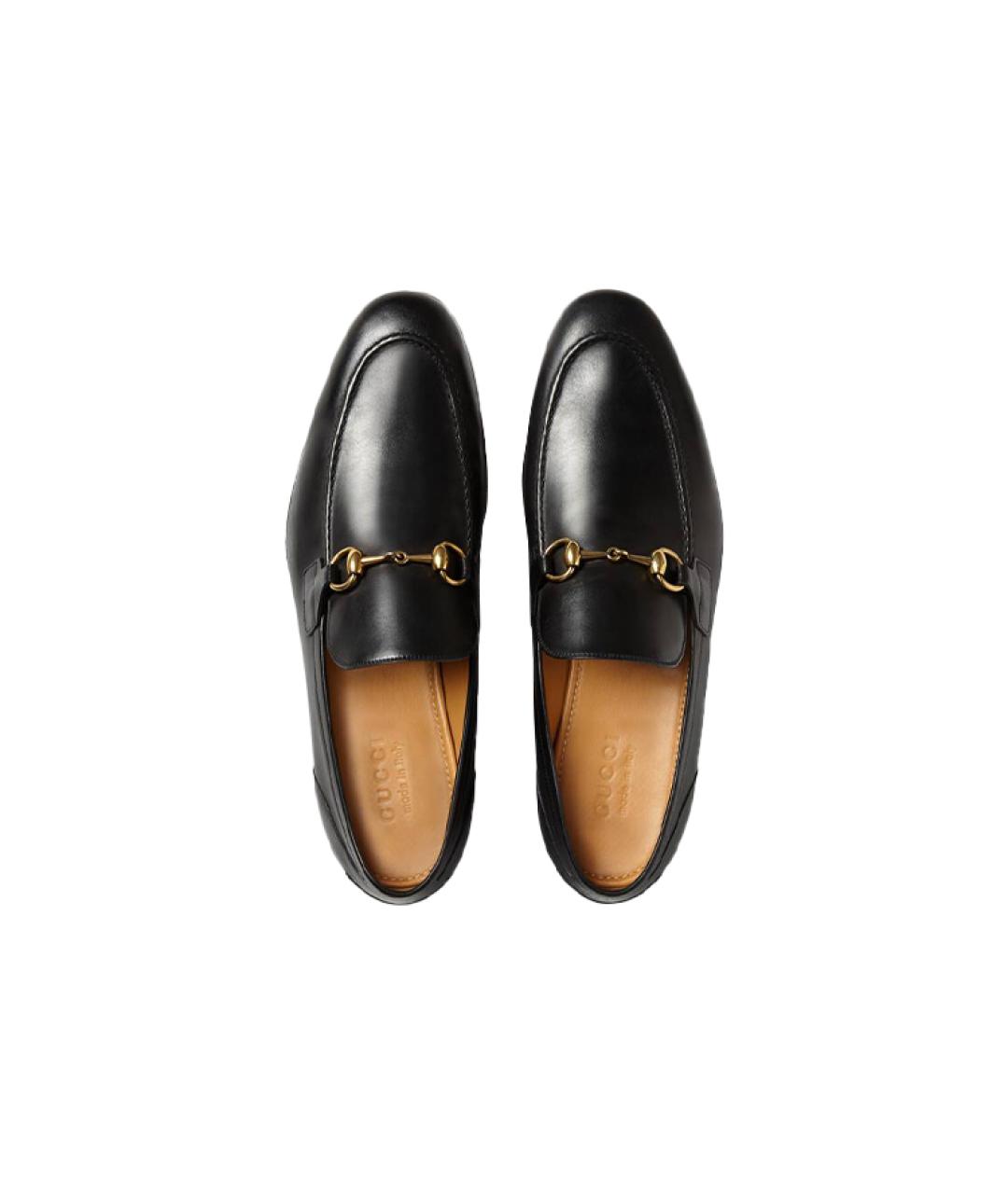 GUCCI Черные кожаные лоферы, фото 4