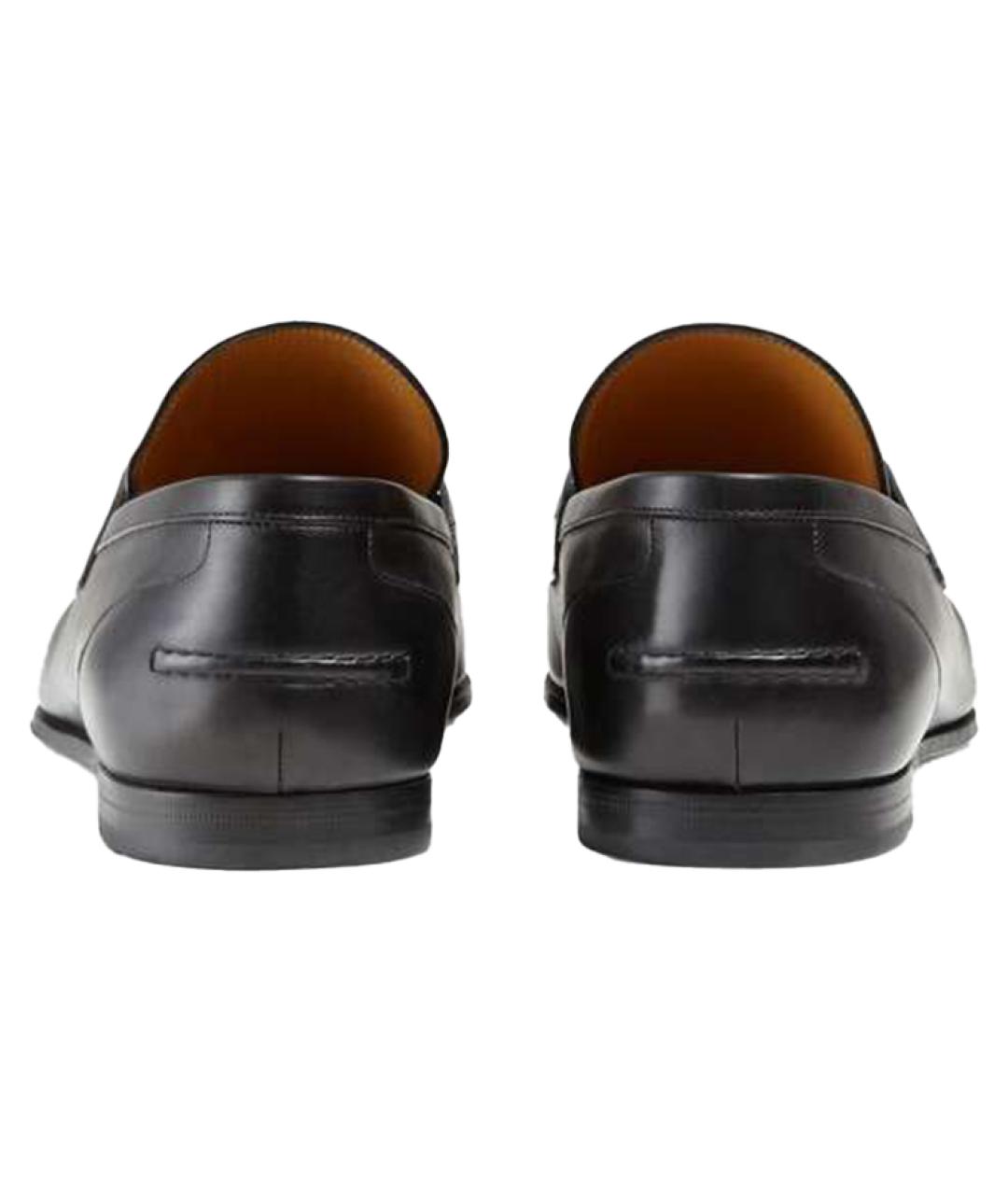 GUCCI Черные кожаные лоферы, фото 5