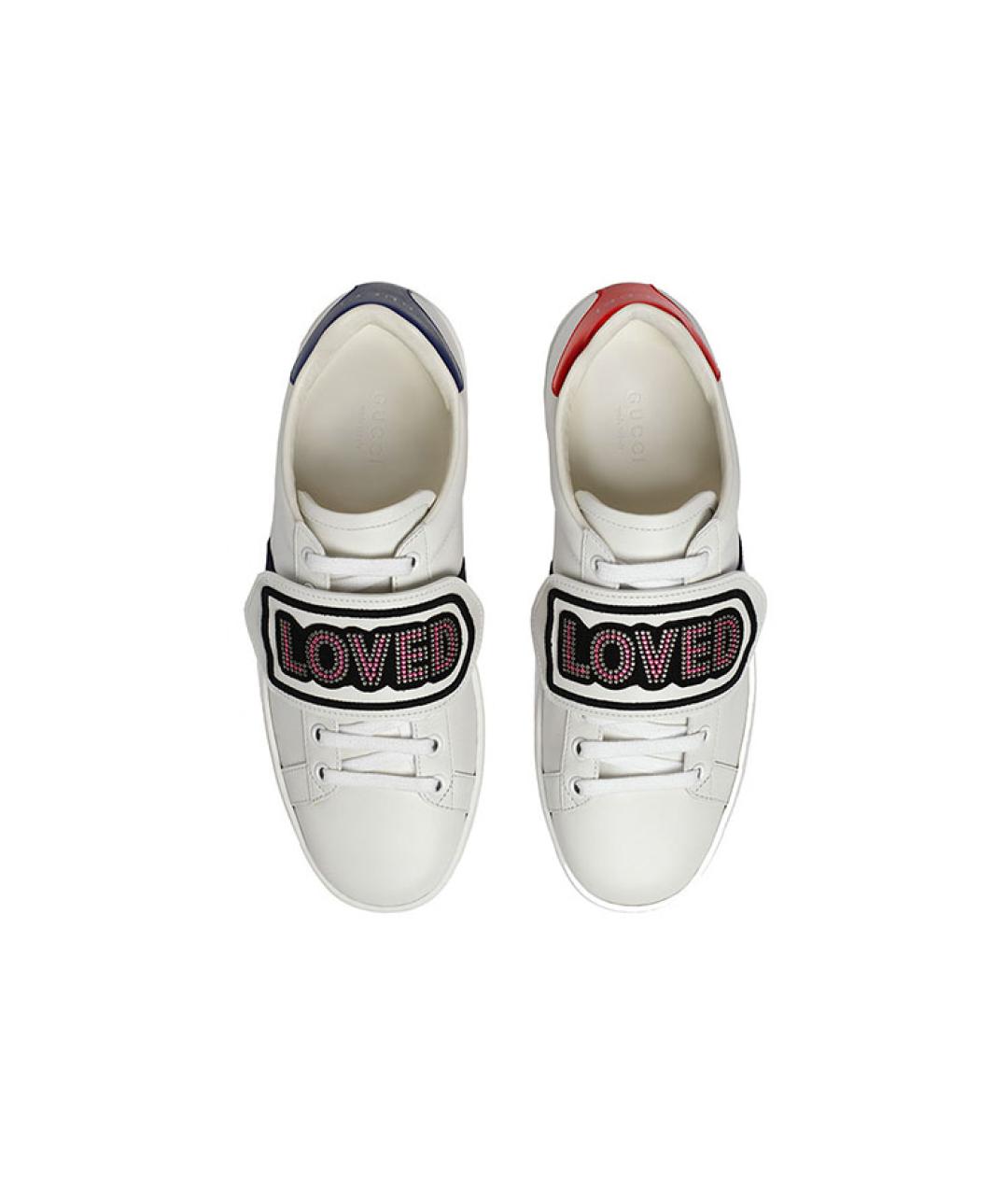 GUCCI Белые кеды, фото 4