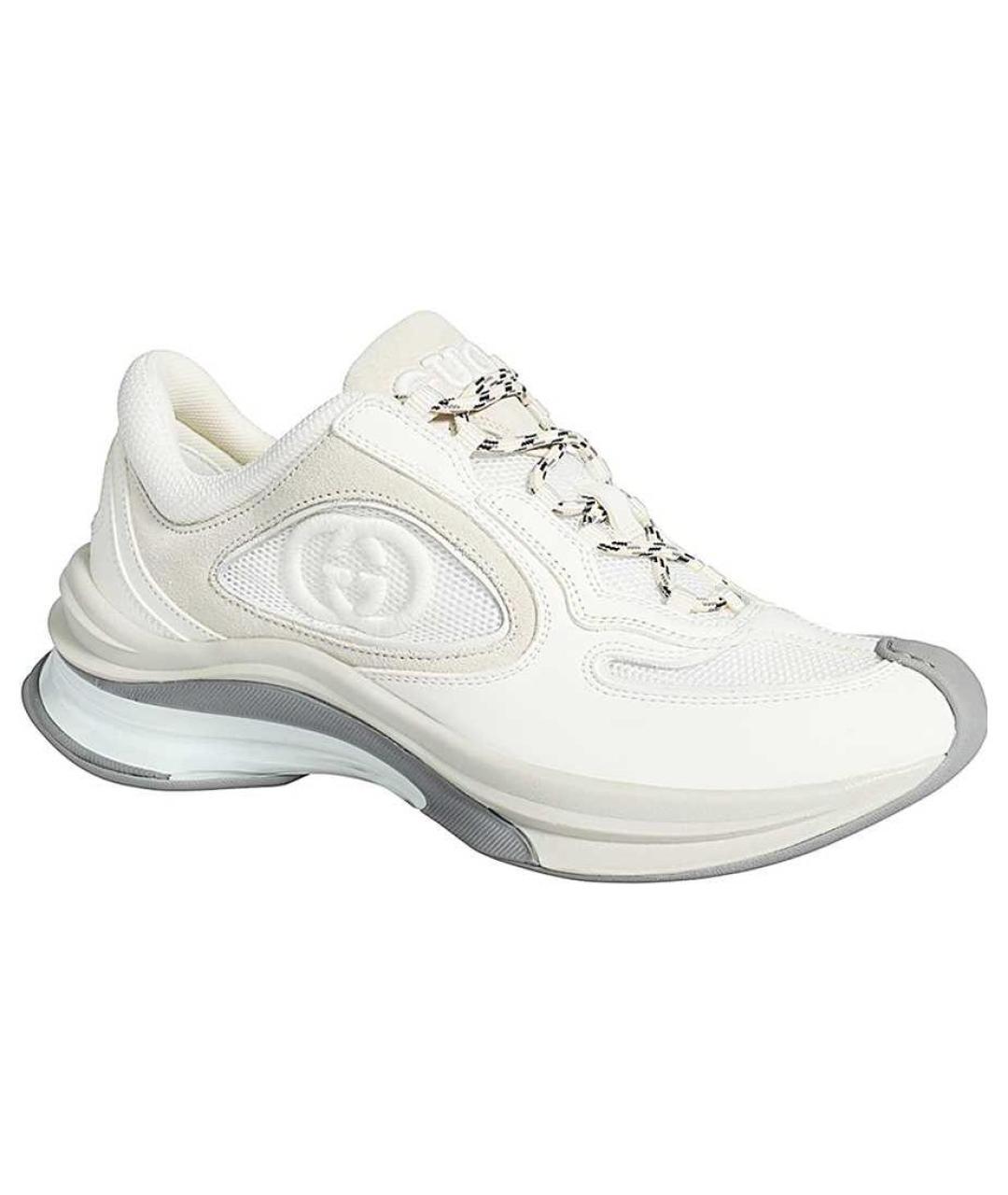 GUCCI Белые кроссовки, фото 4