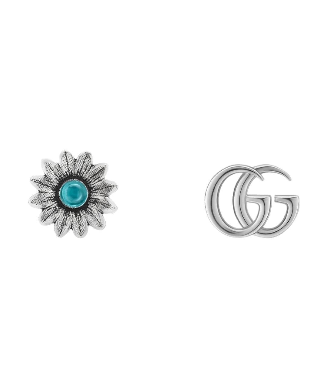 GUCCI Серебряные серебряные серьги, фото 1