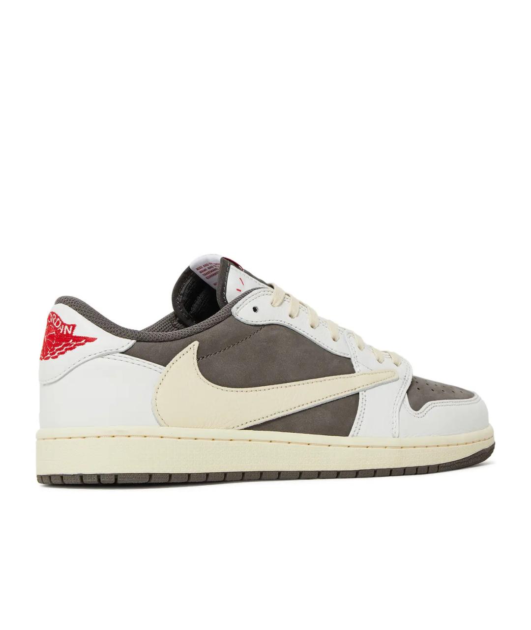 JORDAN Коричневые кожаные кеды, фото 3