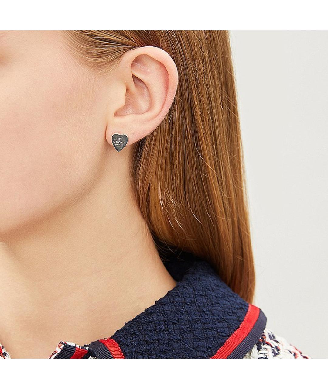 GUCCI Серебряные серебряные серьги, фото 3