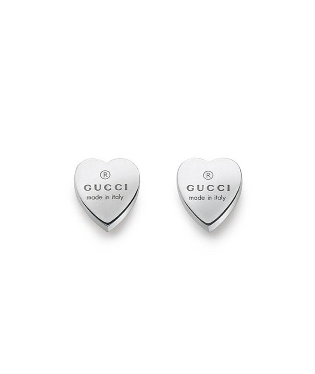 GUCCI Серебряные серебряные серьги, фото 1