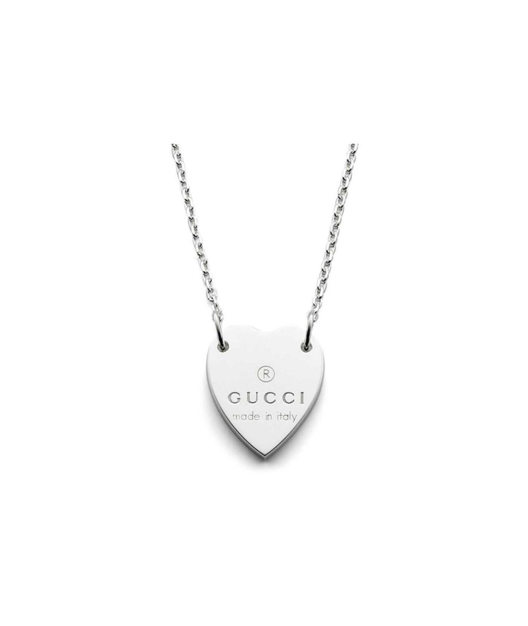 GUCCI Серебряная серебряная подвеска, фото 2