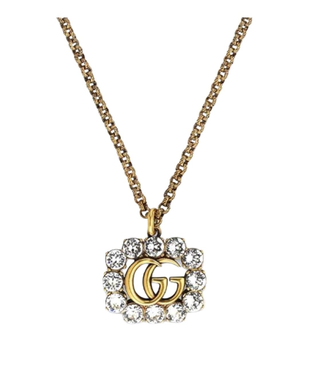 GUCCI Золотая металлическая подвеска, фото 1