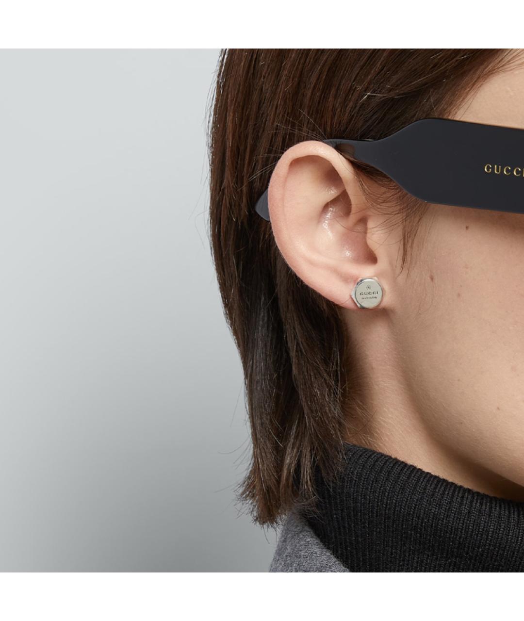 GUCCI Серебряные серебряные серьги, фото 4