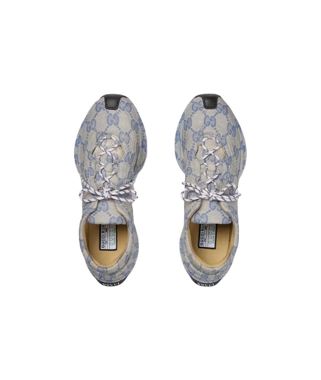 GUCCI Бежевые низкие кроссовки / кеды, фото 4