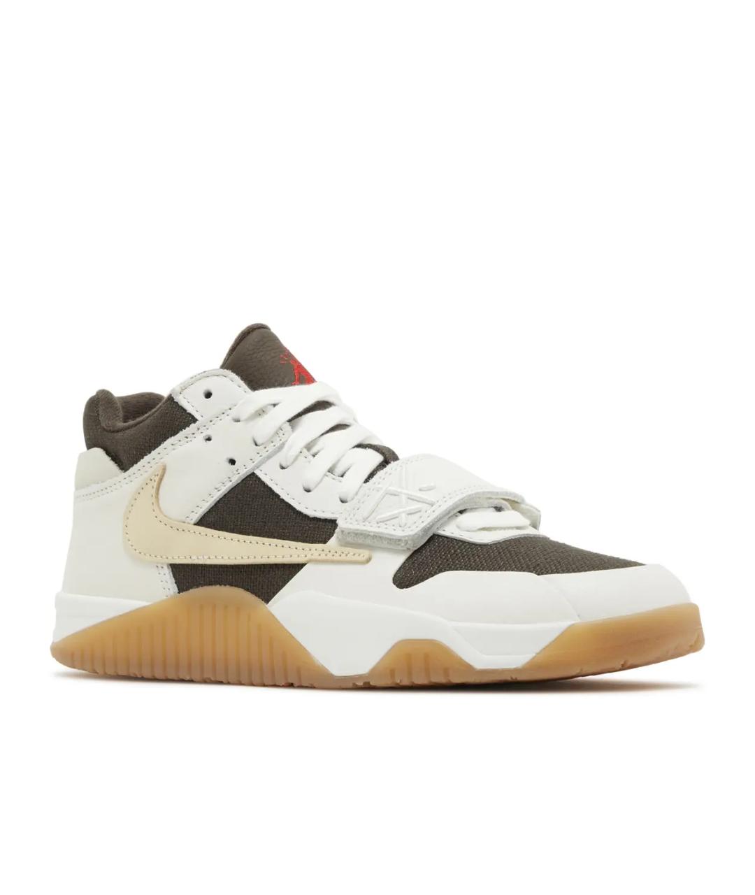 JORDAN Белые кожаные кроссовки, фото 2