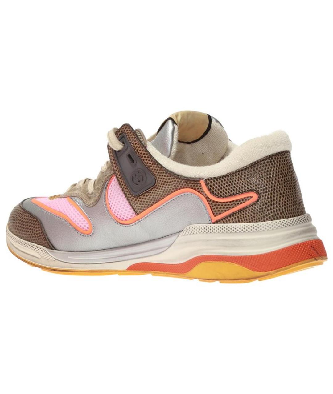 GUCCI Коричневые кроссовки, фото 5