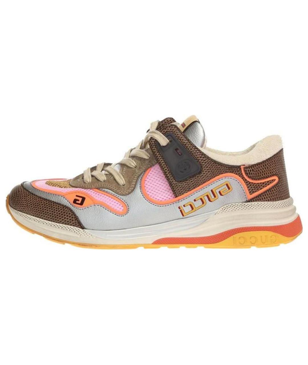 GUCCI Коричневые кроссовки, фото 2