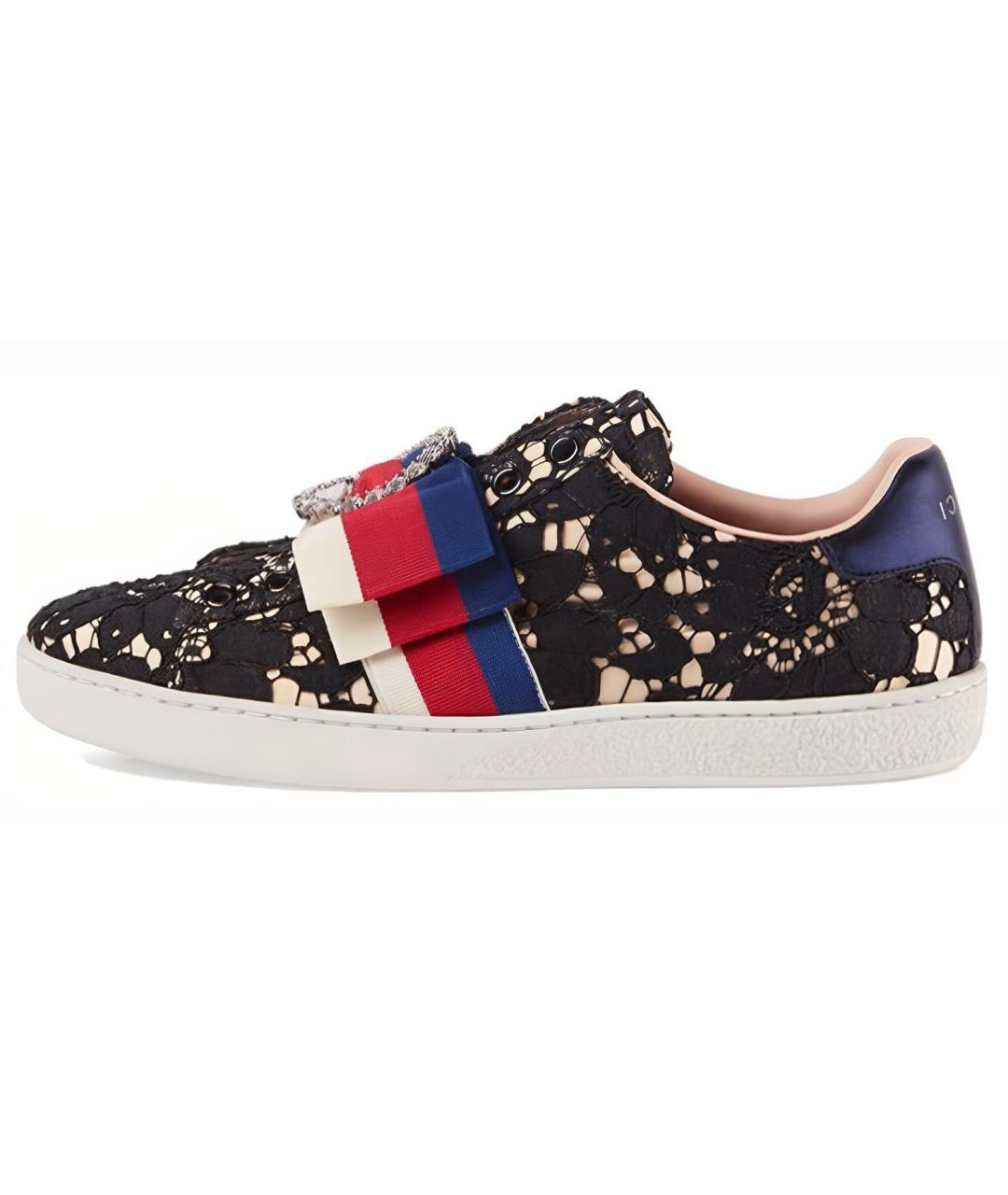 GUCCI Черные кеды, фото 2