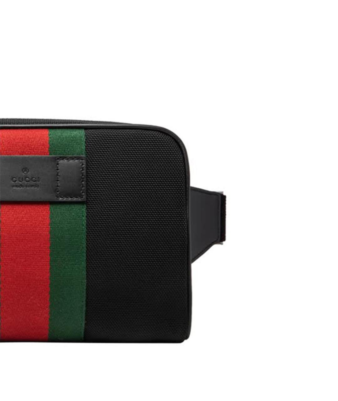 GUCCI Черная поясная сумка, фото 6