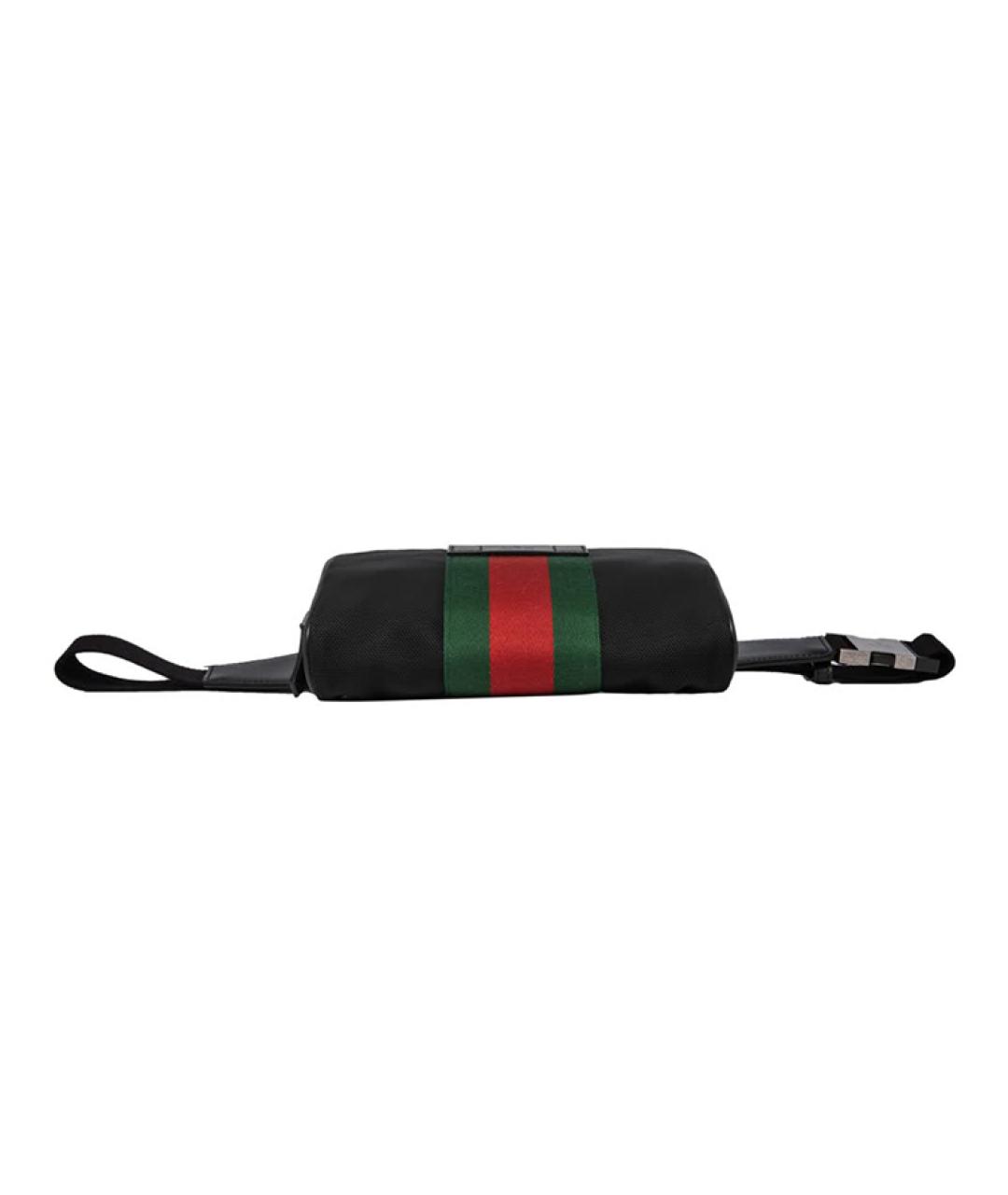 GUCCI Черная поясная сумка, фото 4